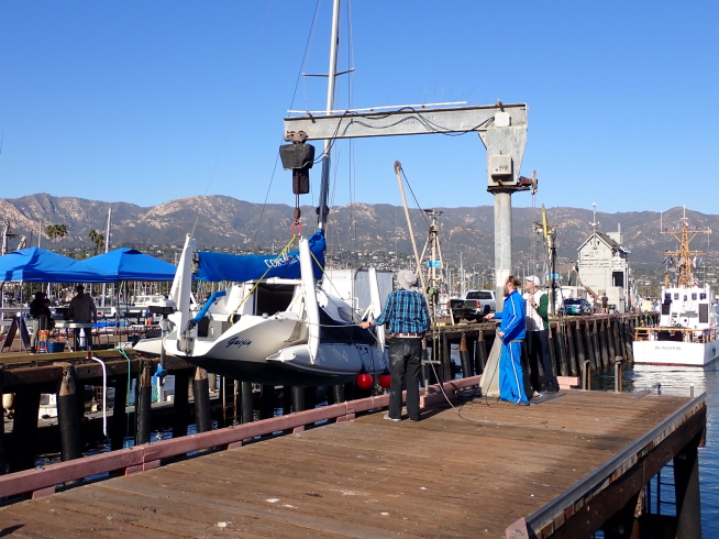 Harry&MilesLaunchingSailboat